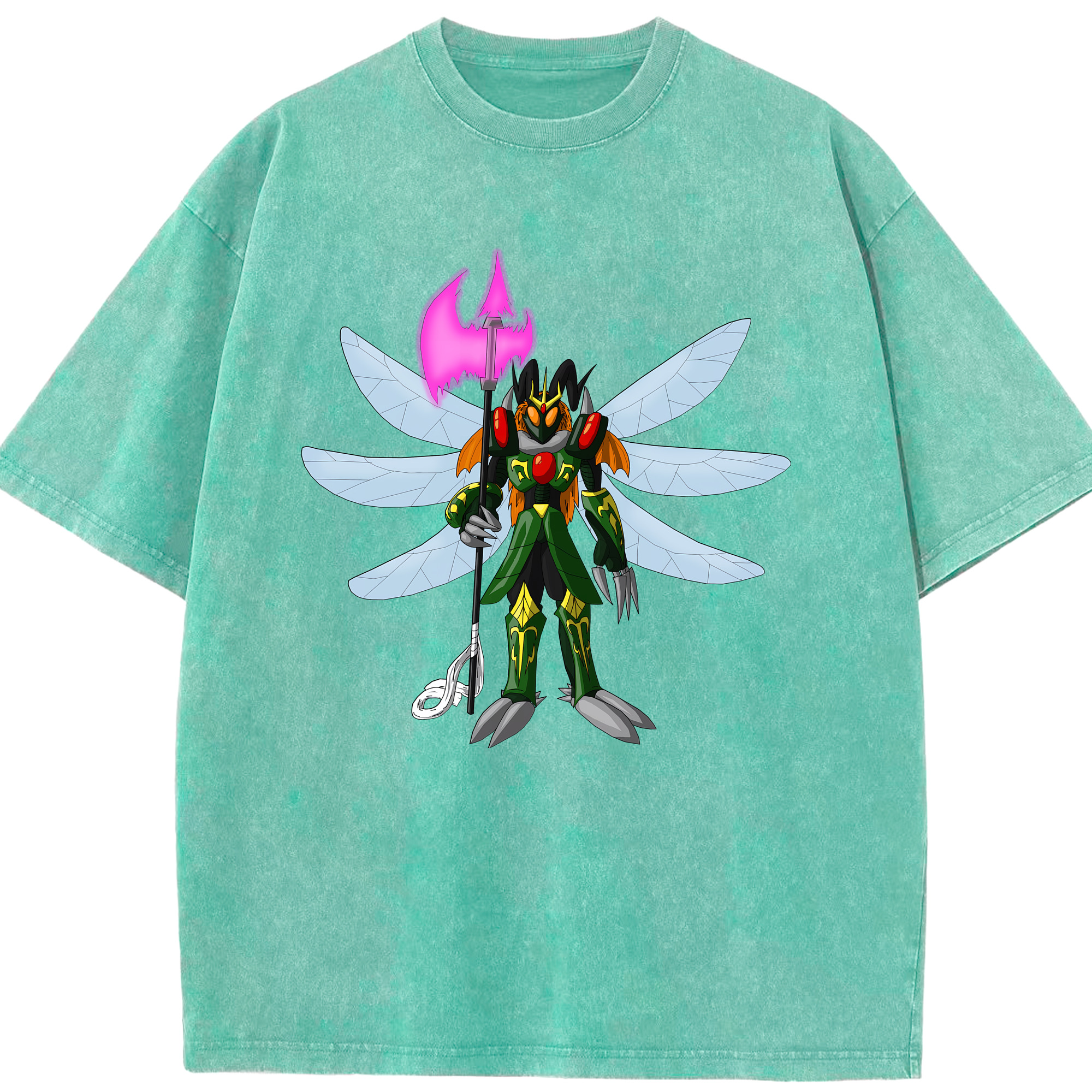 （画像用） Digimon デジタルモンスター/デジモン 綿100% ヴィンテージ風 半袖Tシャツ（フロントプリント）